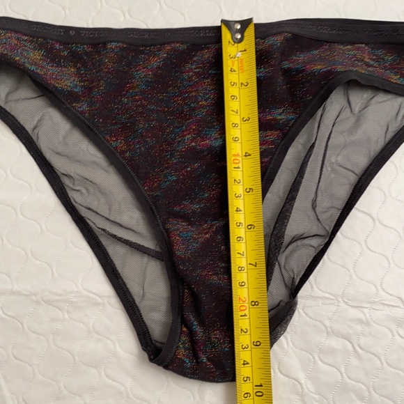 Victoria’s Secret iridescent black bikini panty L - Picture 8 of 11